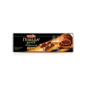 Шоколад пористый десертный с коньяком, 180 г.