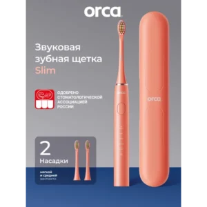Электрическая зубная щетка Slim персиковый